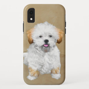Case-Mate iPhone Case Lhasa Apso Puppy Peinture - Cute Original Chien Ar