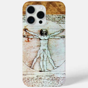 Coque Case-Mate iPhone L'HOMME VITRUVIEN - Parchemin antique