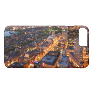 Coque iPhone 7 Plus L'horizon de Boston au crépuscule