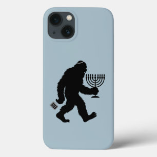 Case-Mate iPhone Case L'Humour juif Bigfoot Hanoukka Chanukah Hilarié