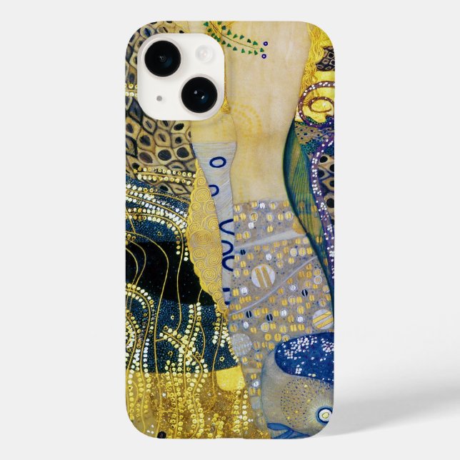 Coques Case-Mate iPhone L'Hydra, Gustav Klimt (Verso)