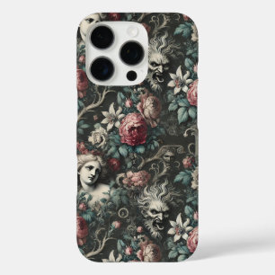 Coque iPhone 16 Pro L'hystérie se cache dans les fleurs - gothique vic