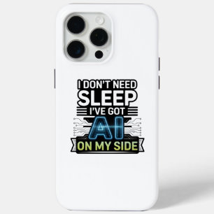 Coque Case-Mate iPhone L'IA de mon côté - Citation technique drôle