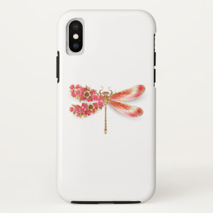 Case-Mate iPhone Case libellule de fleurs avec sakura de bijoux