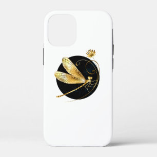 Case-Mate iPhone Case libellule d'or en cercle noir