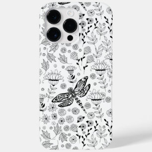 Coque Case-Mate iPhone libellule et fleurs