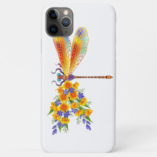 Case-Mate iPhone Case Libellule Fleur Jaune