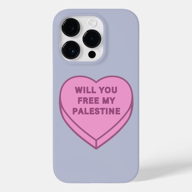 Coques Case-Mate iPhone Libérez-vous ma Palestine ? Cute Candy Coeur doux (Verso)