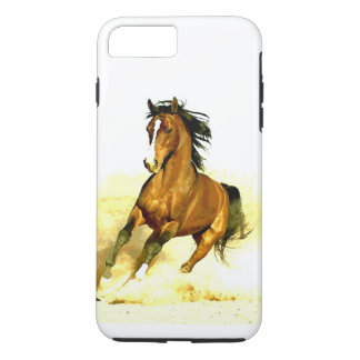 Coque iPhone 7 Plus Liberté - Cheval Coureur