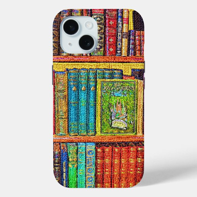 Coques Case-Mate iPhone Library Books (Verso)