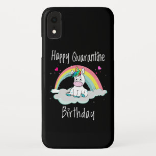 Case-Mate iPhone Case Licorne d'anniversaire de quarantaine arc-en-ciel