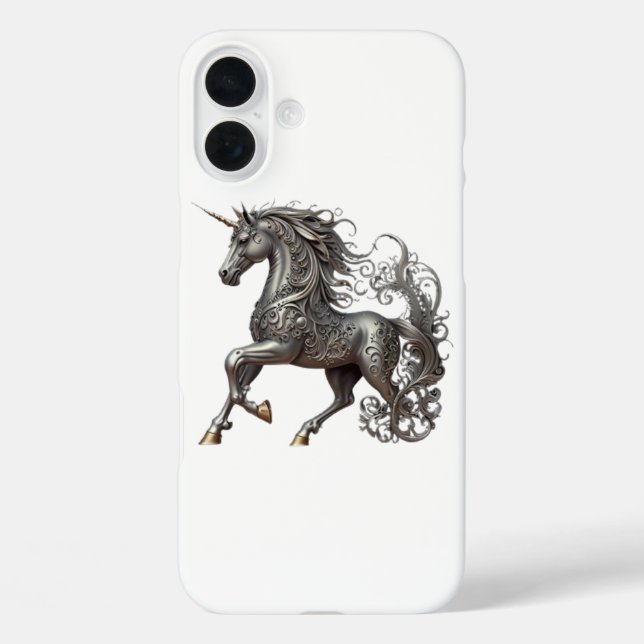 COQUES Case-Mate iPhone LICORNE D'ARGENT (Verso)