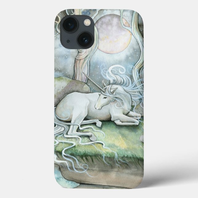 Coques Case-Mate iPhone Licorne d'art fantastique de lieu de paix (Verso)