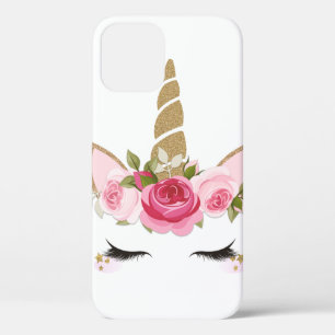 Case-Mate iPhone Case Licorne Or Rose Floral Mignon Branché