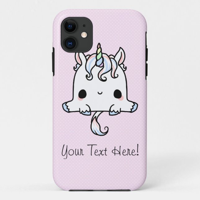 Coques Case-Mate iPhone Licorne votre texte ici ! (Dos)