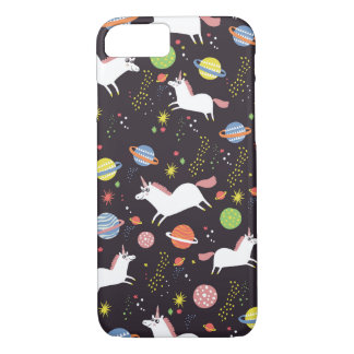 Coque iPhone 8/7 licornes de l'espace
