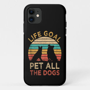 Case-Mate iPhone Case Life Goal Pet Tous les Chiens Drôle Amoureux des c