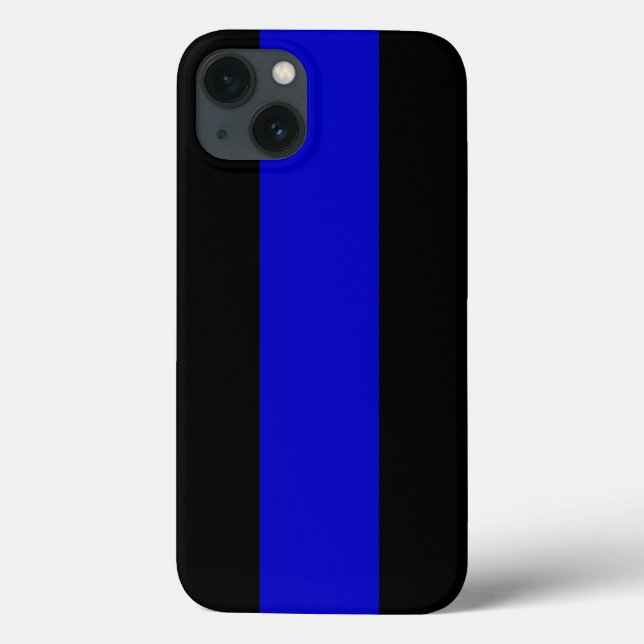 Coques Case-Mate iPhone Ligne bleue mince (Verso)