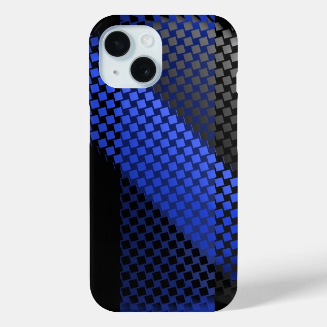 Coques Case-Mate iPhone Ligne bleue mince de la police (Verso)