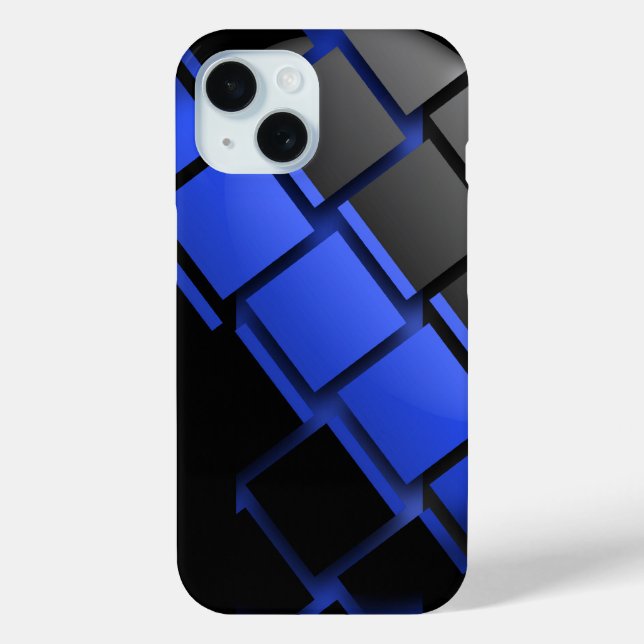 Coques Case-Mate iPhone Ligne bleue mince de la police (Verso)