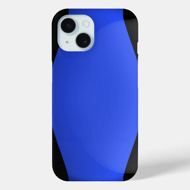 Coques Case-Mate iPhone Ligne bleue mince de la police (Verso)
