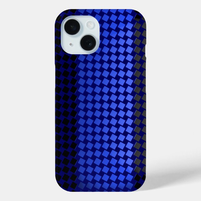 Coques Case-Mate iPhone Ligne bleue mince de la police (Verso)