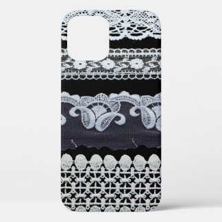 Case-Mate iPhone Case Ligne de dentelle vintage, fleurs ornementales (vr