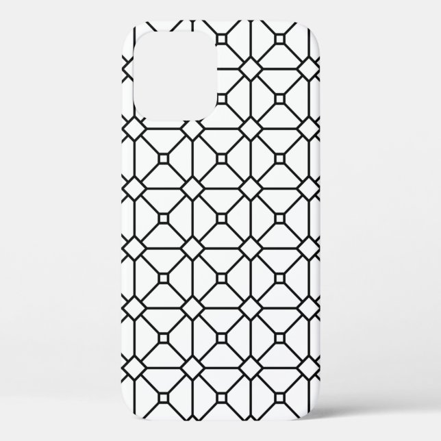 Coques Case-Mate iPhone Ligne de grille motif de maillage (Verso)