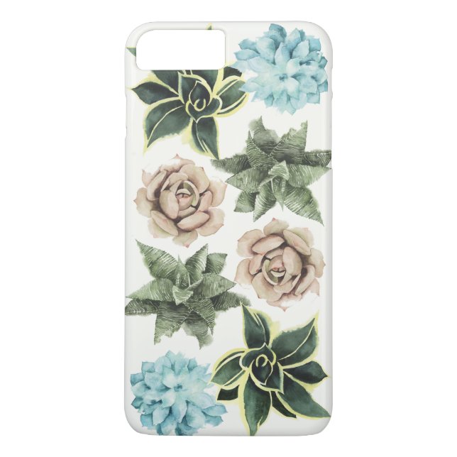 Coques Case-Mate iPhone Ligne de succulents (Dos)