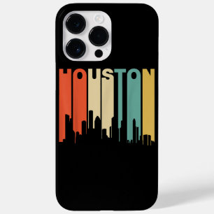 Coque Case-Mate iPhone Ligne d'horizon de Houston Texas Style Rétro Année