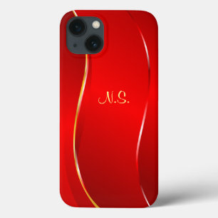 Coques Pour iPhone Ligne rouge Abstraite