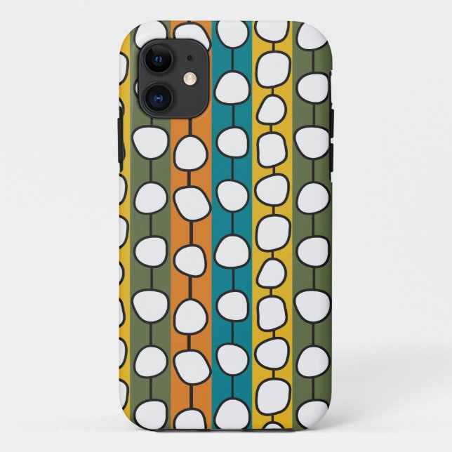 Coques Case-Mate iPhone Lignes colorées MCM (Dos)
