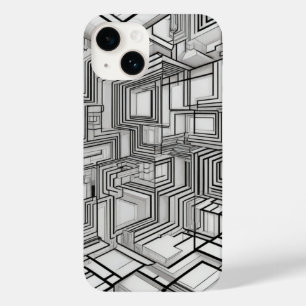 Coque Case-Mate iPhone Lignes de cercle géométriques