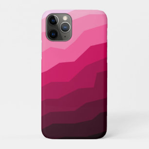 Case-Mate iPhone Case Lignes de dégradé rouge magenta Abstrait minimal