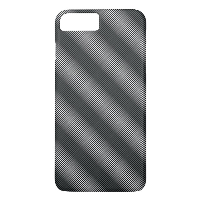 Coques Case-Mate iPhone Lignes de gradation noir et blanc ultra-minces (Dos)
