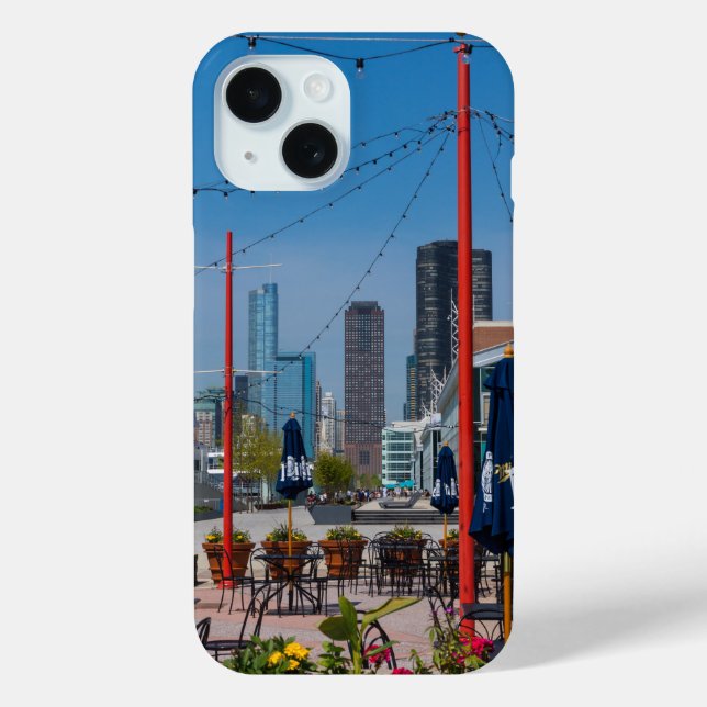 Coques Case-Mate iPhone Lignes de Navy Pier (Verso)