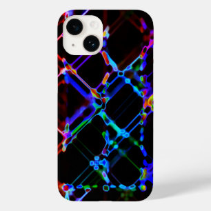 Coque Case-Mate iPhone Lignes en néon multicolore coloré