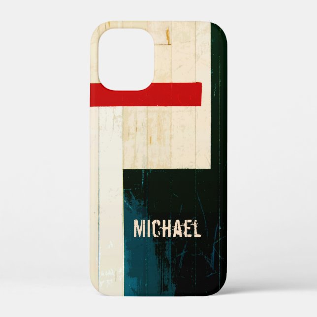 Coques Case-Mate iPhone Lignes et marques de plancher en bois rustique (Verso)