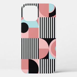 Case-Mate iPhone Case Lignes géométriques, Formes Colorées Mosaïque.
