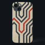 Etui iPhone Case-Mate Lignes graphiques oranges et bleues<br><div class="desc">Les lignes oranges et bleues graphiques traversent ce morceau par Chariklia Zarris. La ligne orange coupe la majeure partie du travail,  alors que les lignes de bleus ont un motif discernable à elles. Obtenez le vôtre maintenant !</div>