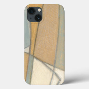 iPhone 13 Case Lignes incurvées et tons assourdis de la terre