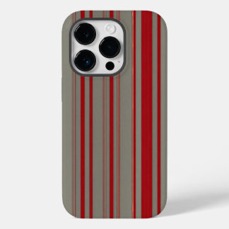 Coque Case-Mate iPhone lignes rouge et gris