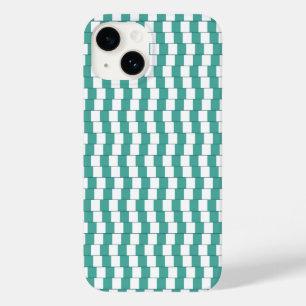 Coque Case-Mate iPhone Lignes turquoise déroutantes