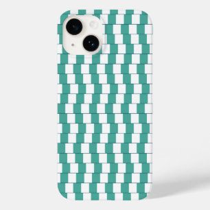 Coque Case-Mate iPhone Lignes turquoises déroutantes