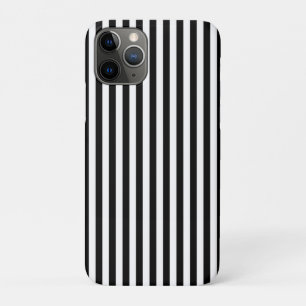 Case-Mate iPhone Case Lignes verticales noires et blanches élégantes Géo
