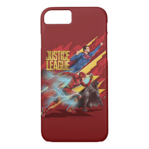 Coques Pour iPhone Ligue de Justice   Badge Superman, Flash et Batman