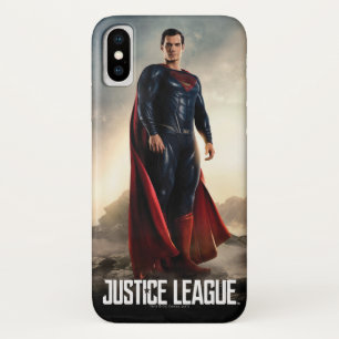 Coques Pour iPhone Ligue de Justice   Superman Sur Le Champ De Batail