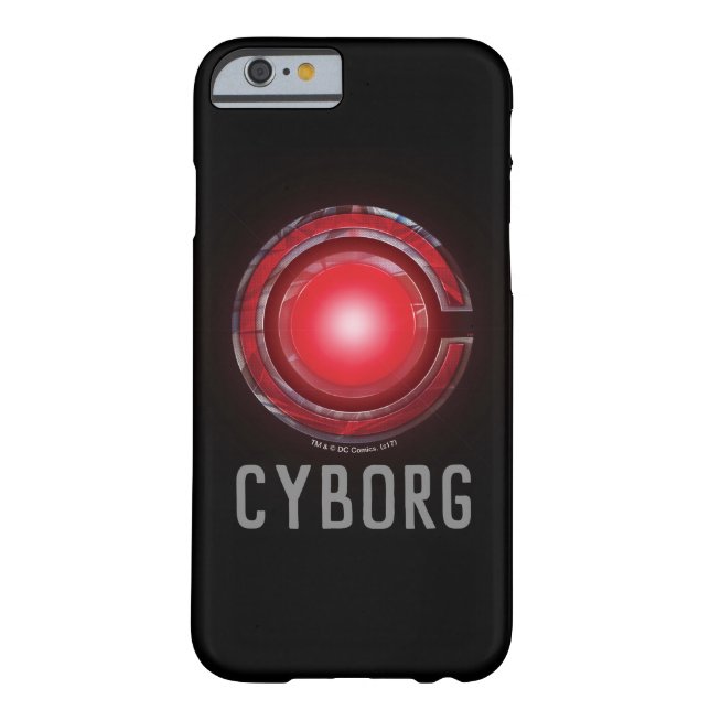Coques Case-Mate iPhone Ligue de Justice | Symbole Cyborg brillant (Dos)