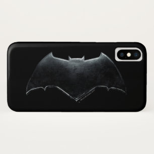 Coque Case-Mate Pour iPhone Ligue de Justice   Symbole de batman métallique