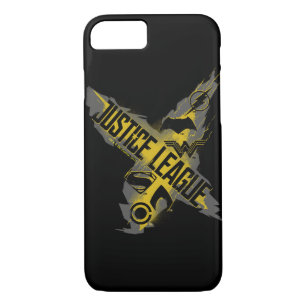 Coques Pour iPhone Ligue de Justice   Symboles de la Ligue et de l'éq